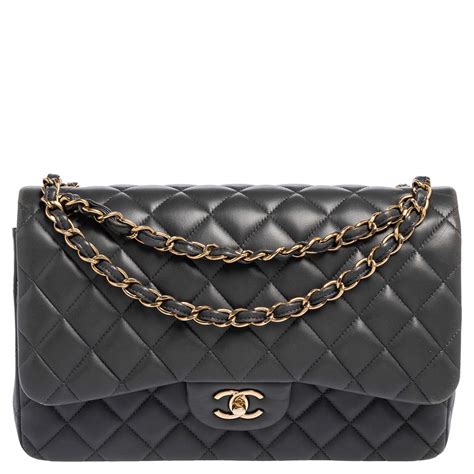 grey chanel 19 bag|classic double flap Chanel bag.